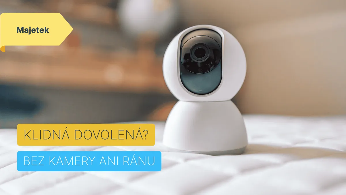 domácí kamera na posteli